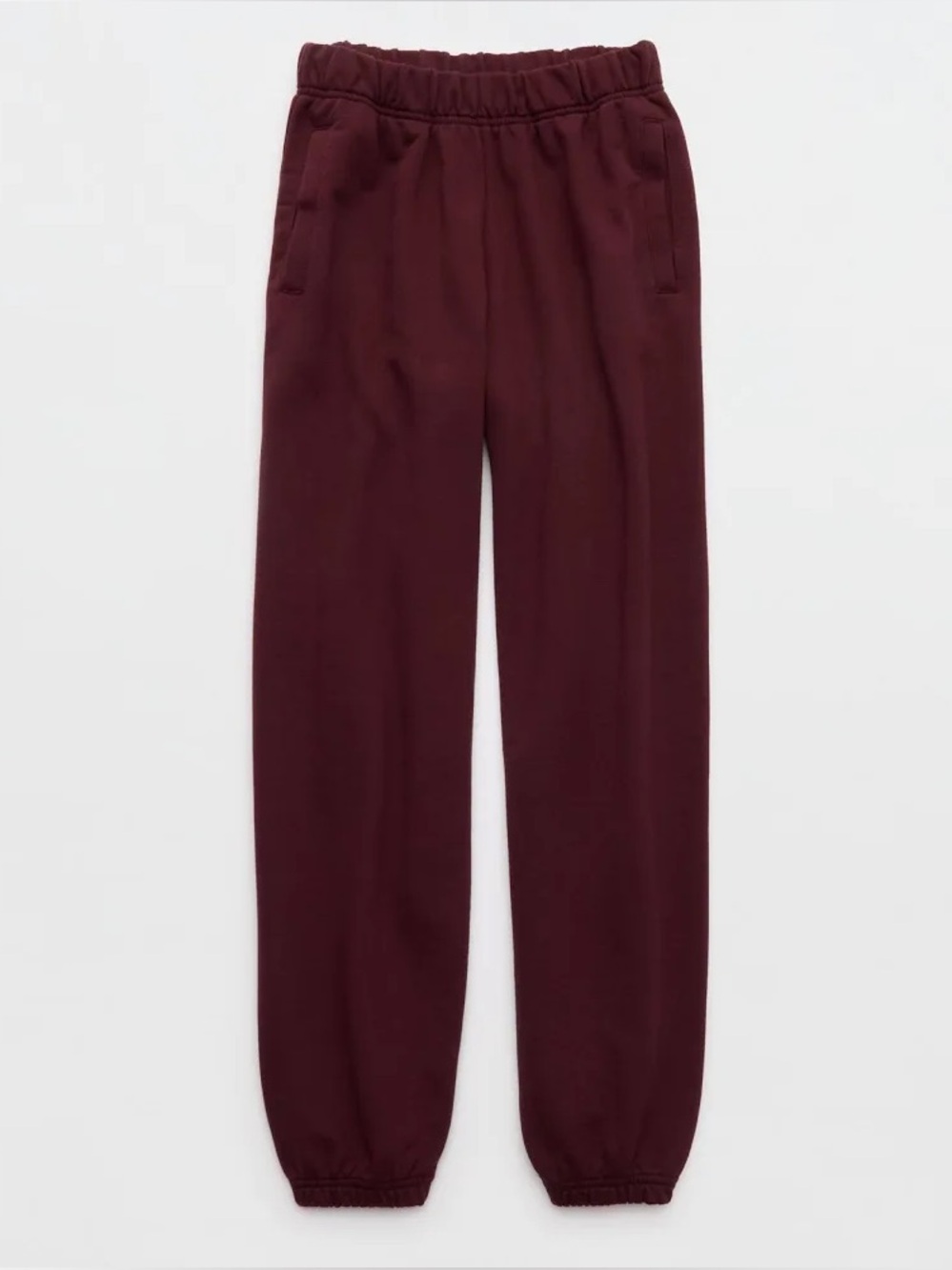 With Tags | Aerie Jet Set Joggers in Burgundy | Size XS | NWT